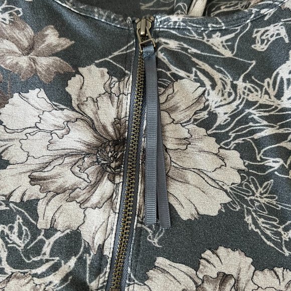 Anthropologie Black and Cream Asymmetrical Dress - Picture 7 of 13